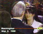 President Bill Clinton and Monica Lewinsky