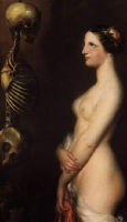 skeleton naked women marquis de sade